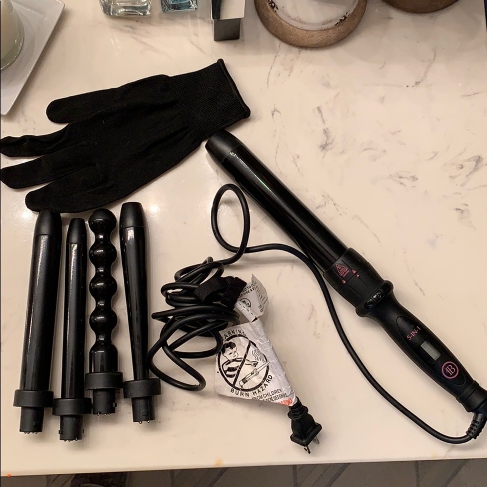 Bombay Hair 5-in-1 Curling Wand
